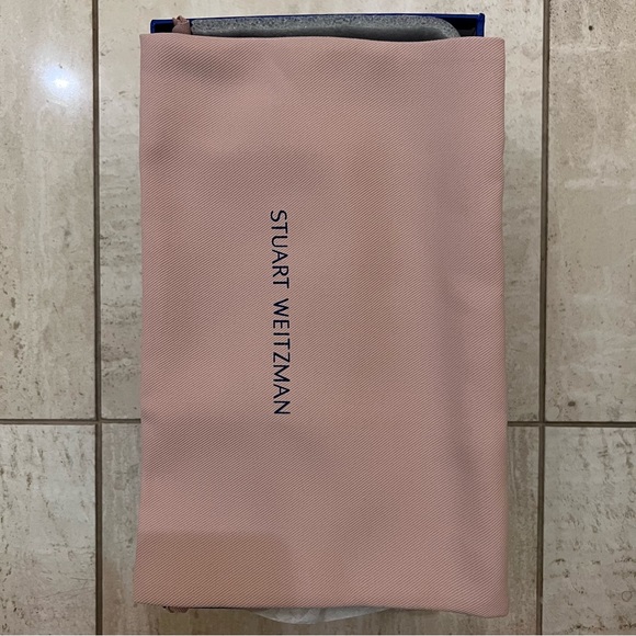 Stuart Weitzman Elodie Chill Faux Fur Slide Sandal Cranberry Size 7 - Picture 4 of 9